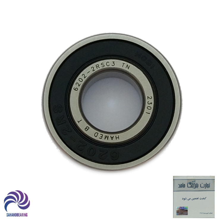 بلبرینگ 6202 2RS C3 TN حامد