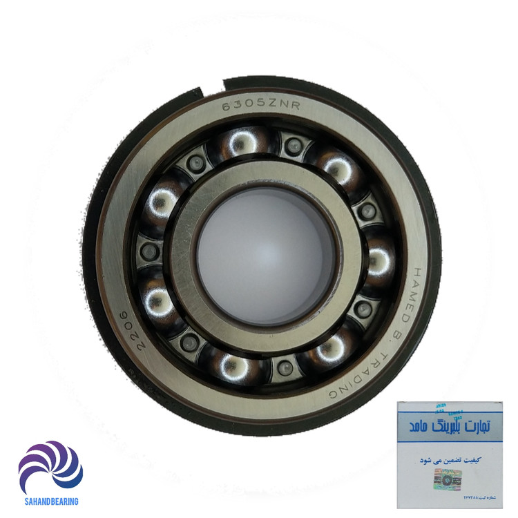 بلبرینگ 6305 ZNR برند حامد