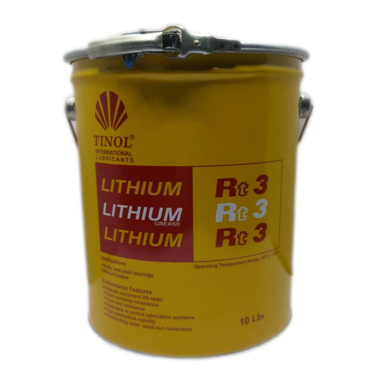 قیمت و خرید گریس پایه لیتیم (نسوز) 10 پوندی برند TINOL تبریز