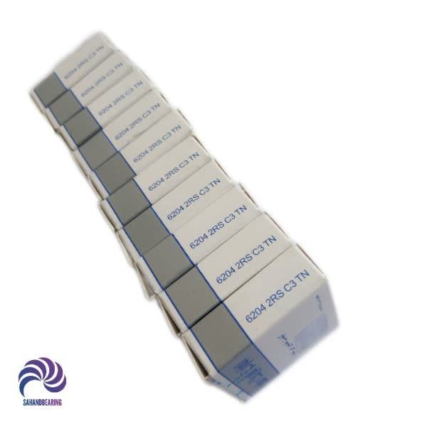 قیمت و خرید فروش عمده دست ده عددی بلبرینگ 6204 2RS C3 برند حامد