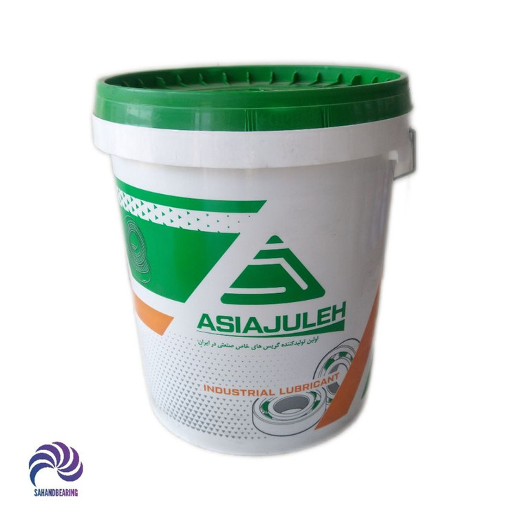 قیمت و خرید گریس پایه لیتیوم نسوز مدل LJ R3 وزن 16 کیلوگرمی برند آسیا ژوله