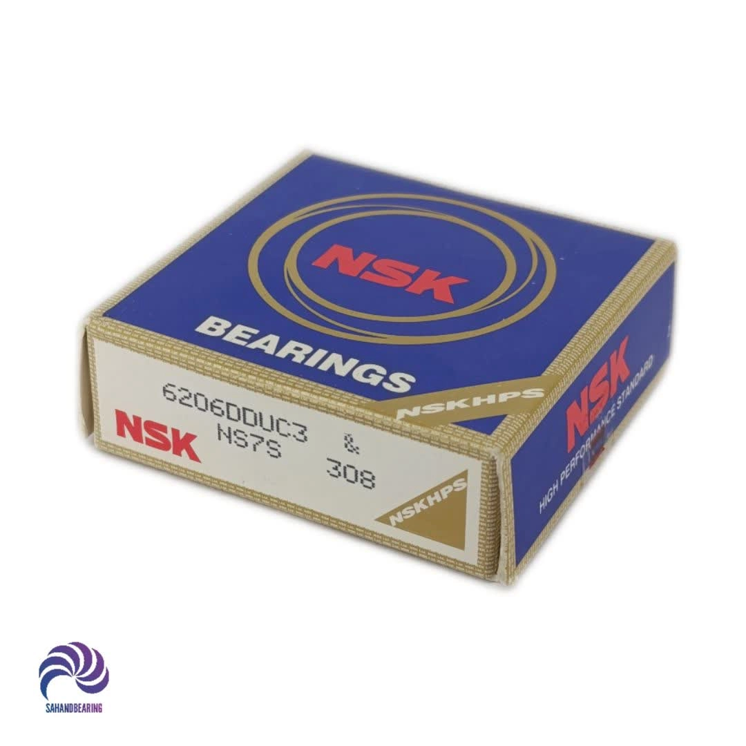 قیمت و خرید بلبرینگ 6206 واشرلاستیکی دوربالا برند NSK ژاپن