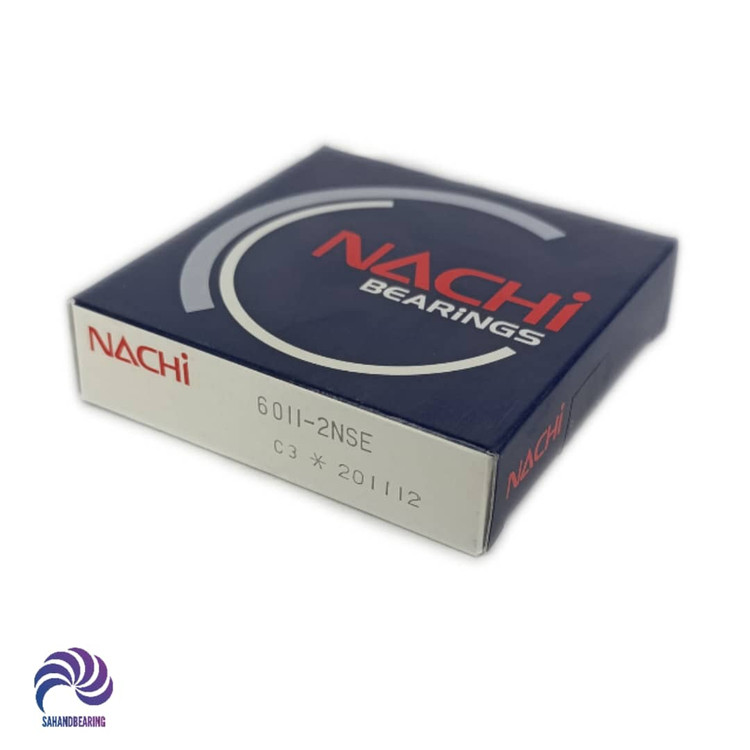 قیمت و خرید بلبرینگ 6011 واشرلاستیکی دوربالا برند NACHI ژاپن اصلی