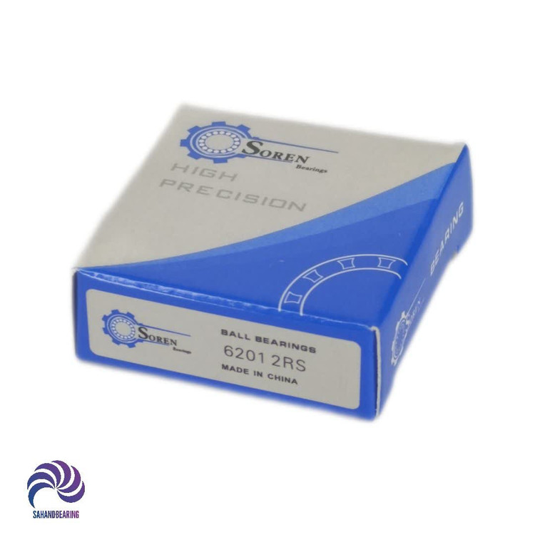 قیمت و خرید بلبرینگ 6201 واشرلاستیکی (2RS) برند SOREN