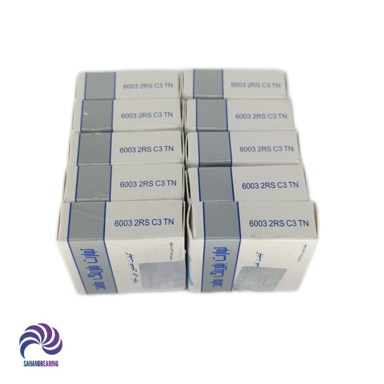فروش عمده بلبرینگ 6003 2RS C3 برند حامد دست ده عددی