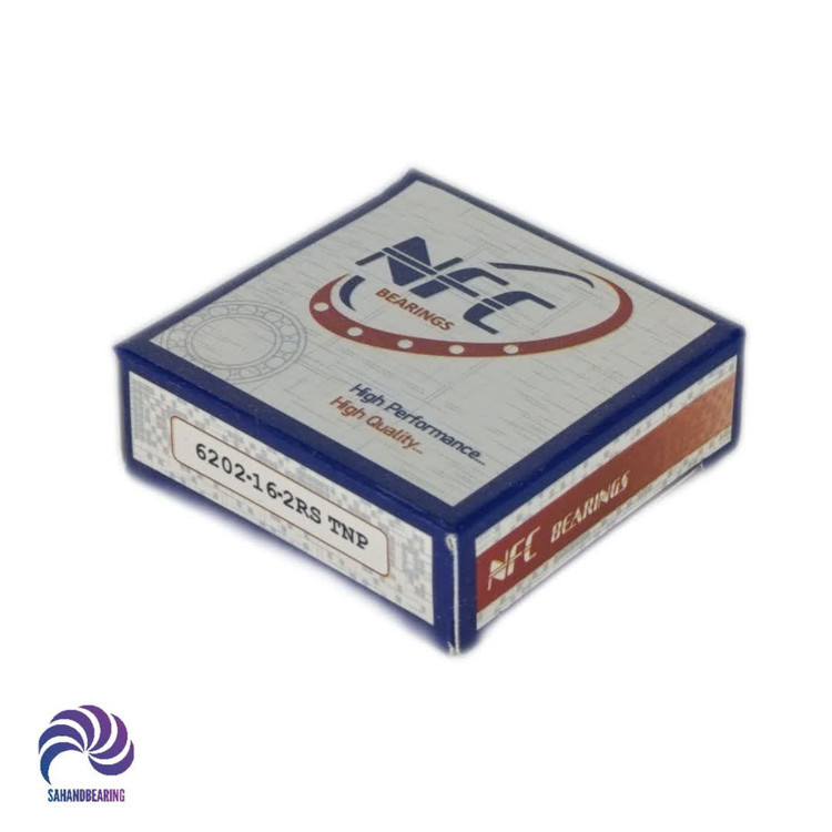 قیمت و خرید بلبرینگ 6202 داخل 16 واشرلاستیکی برند NFC دست 10 عددی