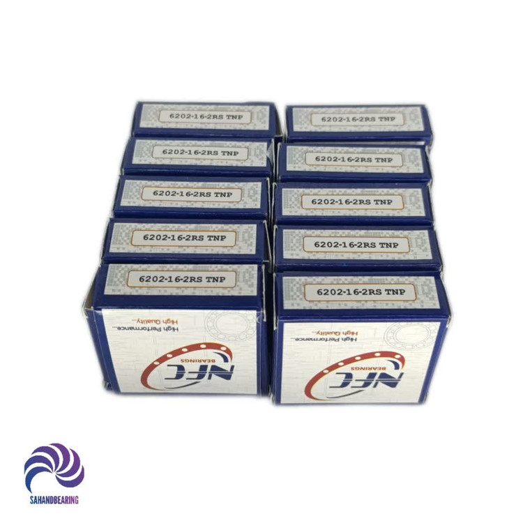 قیمت و خرید بلبرینگ 6202 داخل 16 واشرلاستیکی برند NFC دست 10 عددی