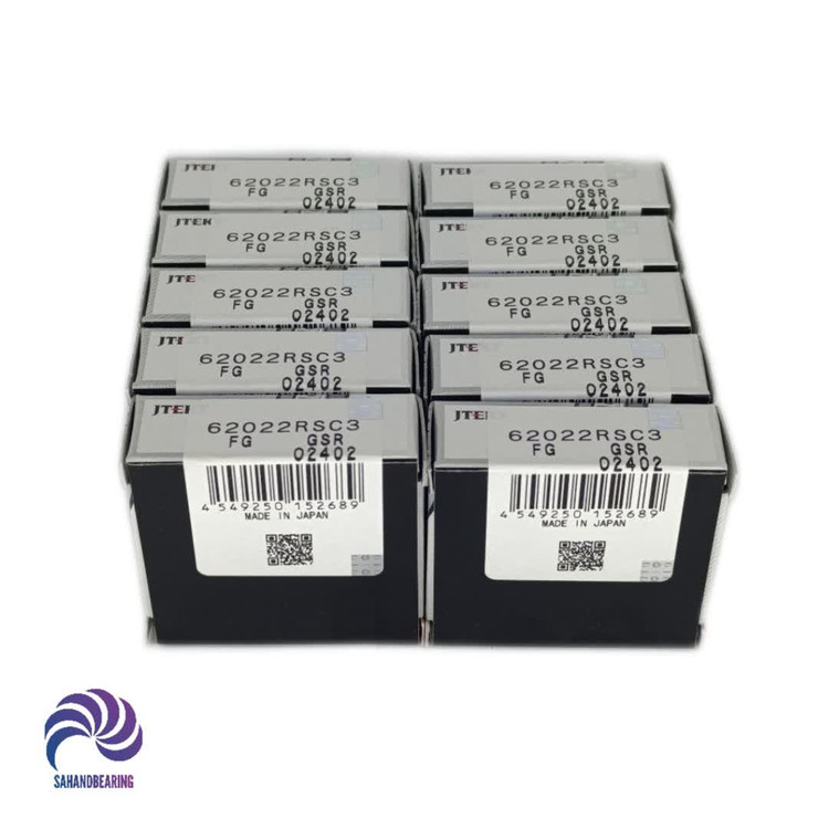 خرید بلبرینگ 6202 واشر لاستیکی دور بالا سبد فیبر برند KOYO ژاپن اصلی دست 10 عددی