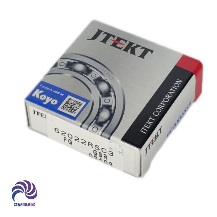 قیمت و خرید بلبرینگ 6202 واشر لاستیکی دور بالا سبد فیبر برند KOYO ژاپن اصلی دست 10 عددی