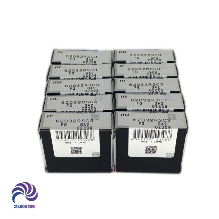 قیمت و خرید و مشخصات بلبرینگ 6203 واشر لاستیکی دور بالا سبد فیبر برند KOYO ژاپن اصلی دست 10 عددی