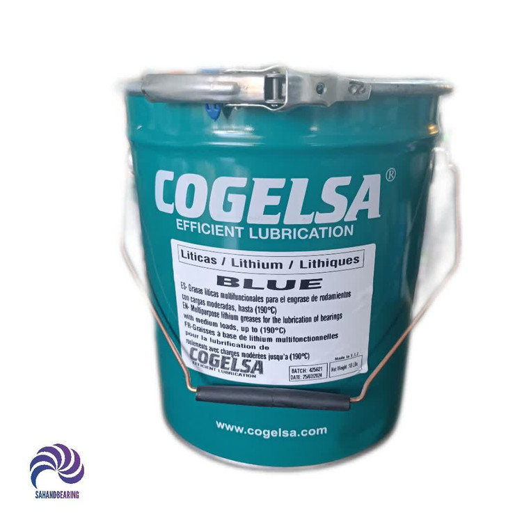 قیمت و خرید گریس نسوز آبی پایه لیتیم COGELSA وزن 4.5 کیلوگرم