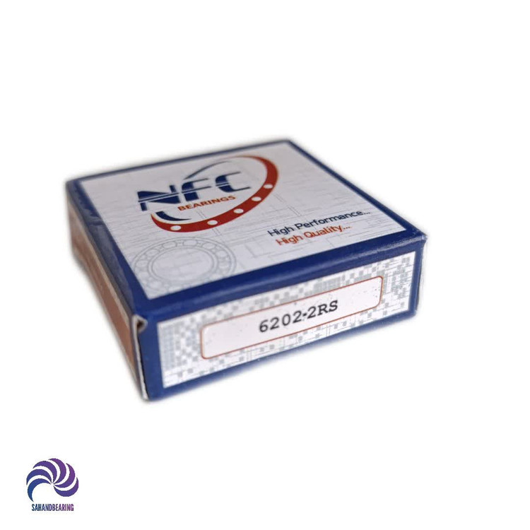 قیمت و خرید بلبرینگ 6202 واشرلاستیکی 2RS برند NFC | سهند بلبرینگ