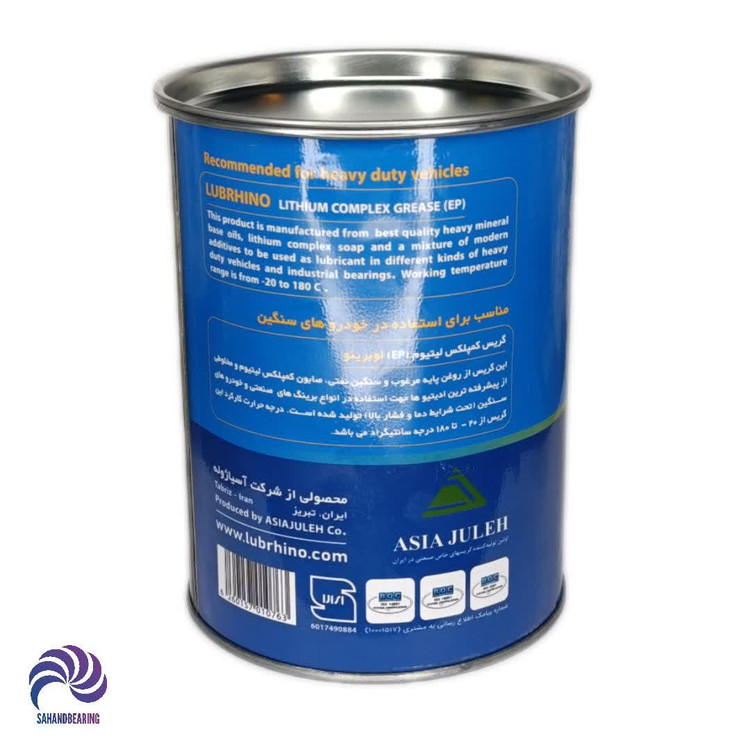 قیمت عمده گریس نسوز پایه لیتیوم فول کمپلکس برند لوبرینو کارتن 12 عددی