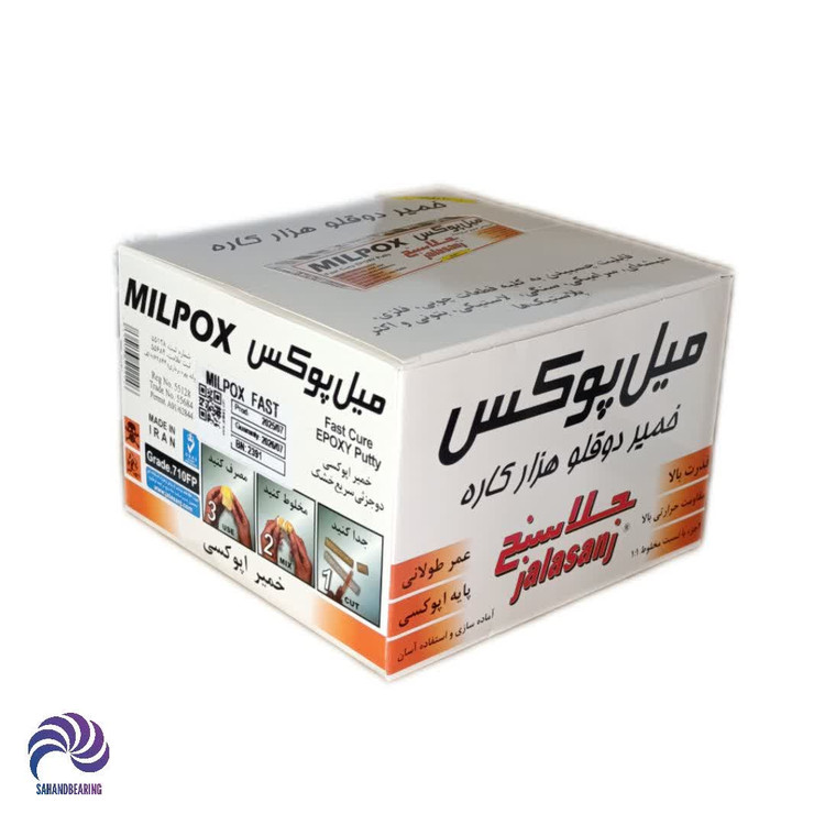 کاربرد و مشخصات چسب میل پوکس سریع خشک برند جلاسنج بسته 12 عددی