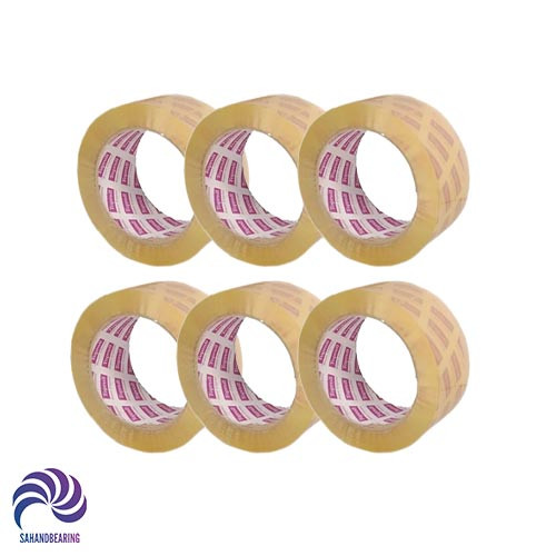 قیمت و خرید عمده چسب نواری پهن شیشه ای 5 سانتی برند TOPROLL بسته 6 عددی