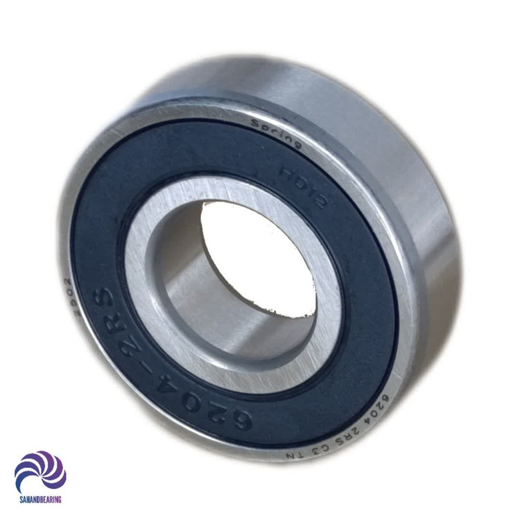 قیمت خرید بلبرینگ 6204 2RS دور بالا برند SPRING | سهند بلبرینگ