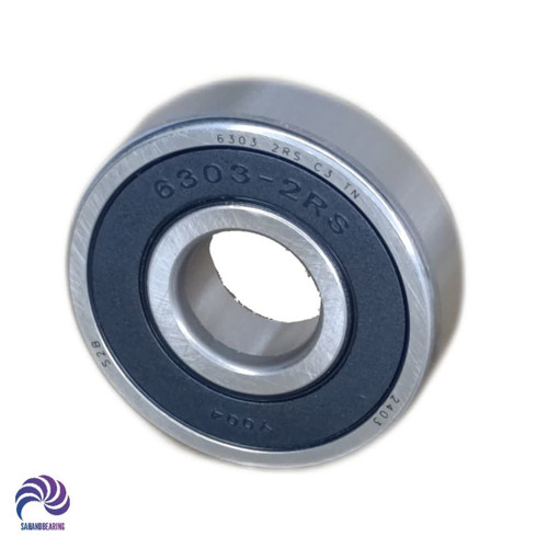 قیمت و خرید بلبرینگ 6303 2RS دور بالا سبد فیبر برند S2B | سهند بلبرینگ