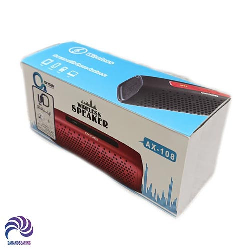 قیمت و خرید اسپیکر بلوتوثی قابل حمل اکسیژن مدل AX-108 | سهند بیرینگ