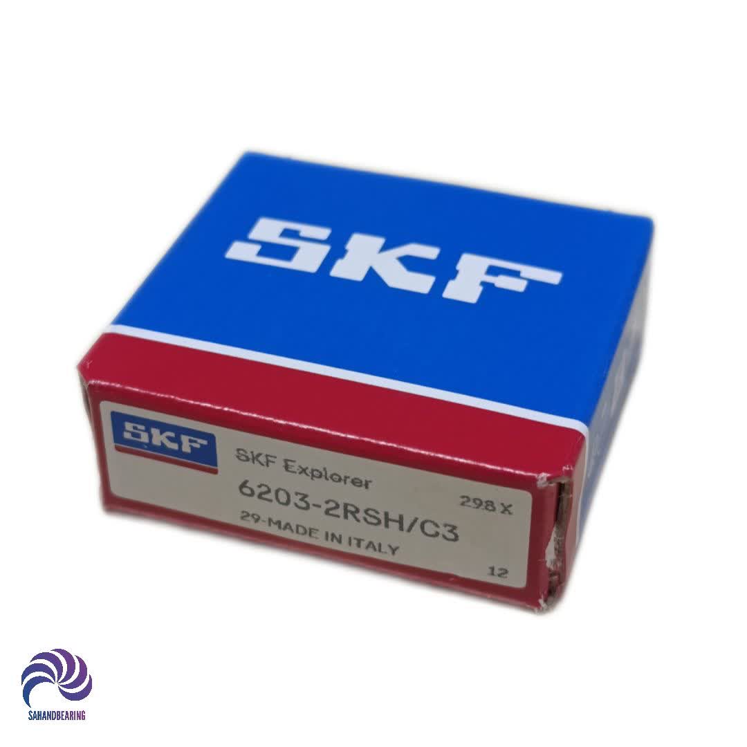 قیمت و خرید بلبرینگ 6203 SKF اصلی مدل 2RS C3 ساخت ایتالیا | سهند بلبرینگ