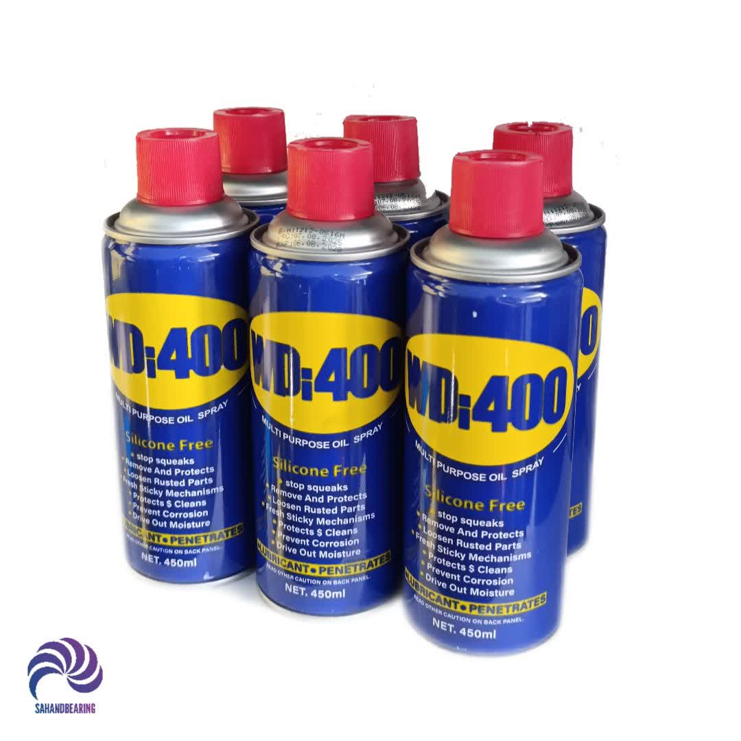 قیمت و خرید اسپری روان کننده WD-40 حجم 450 میلی لیتر 6 عددی | سهند بلبرینگ