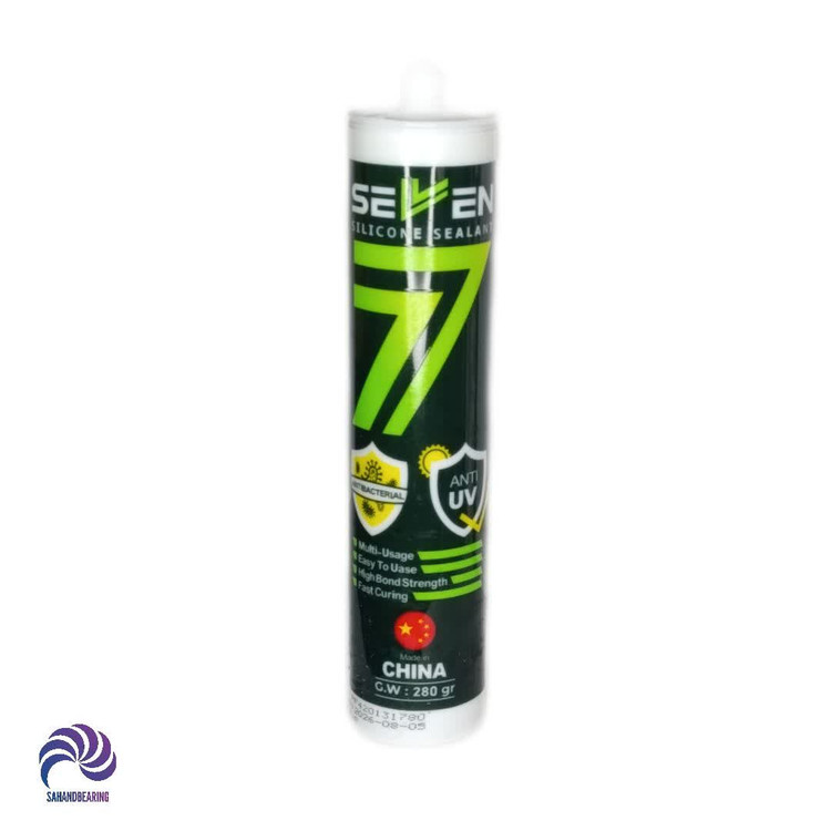 قیمت و خرید چسب آکواریوم شفاف SEVEN مدل ANTIBACTERIAL وزن 280 گرم | سهند بلبرینگ