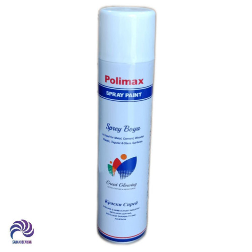 قیمت و خرید اسپری رنگ سفید پلی مکس حجم 300 میلی لیتر | سهند بلبرینگ