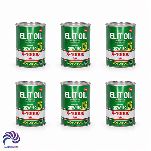 قیمت و خرید روغن موتور سیکلت الیت مدل 20W50-SF حجم 1 لیتری 6 عددی | سهند بلبرینگ