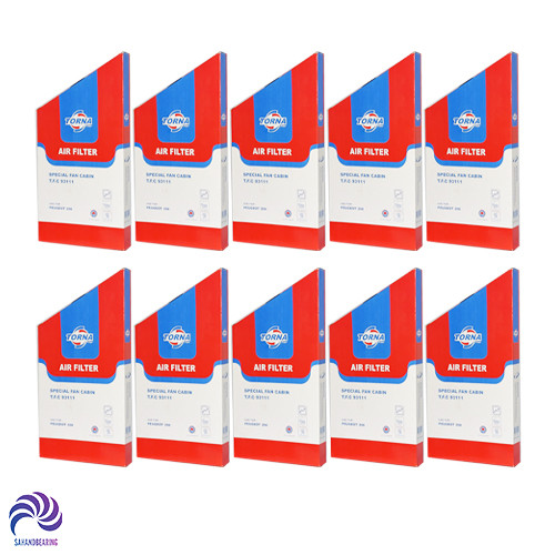 قیمت و خرید فیلتر کابین 206 برند ترنا دست 10 عددی | سهند بلبرینگ