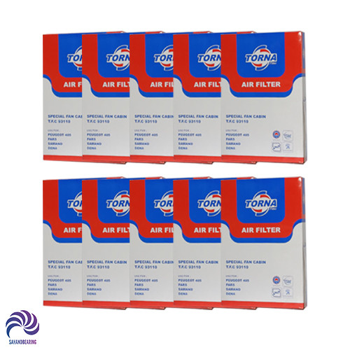 قیمت و خرید فیلتر کابین سمند و دنا برند ترنا دست 10 عددی | سهند بلبرینگ