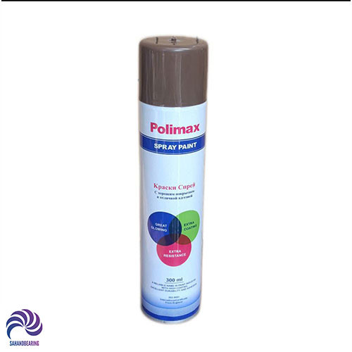 قیمت و خرید اسپری رنگ قهوه ای پلی مکس حجم 300 میلی لیتری | سهند بلبرینگ