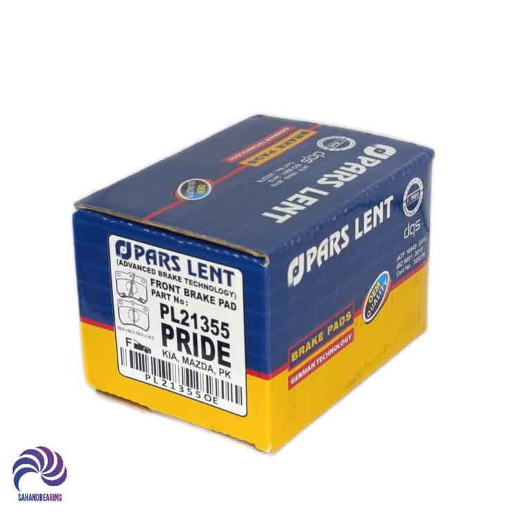 قیمت و خرید لنت ترمز جلو رنو PK کد PL 21355 برند پارس لنت