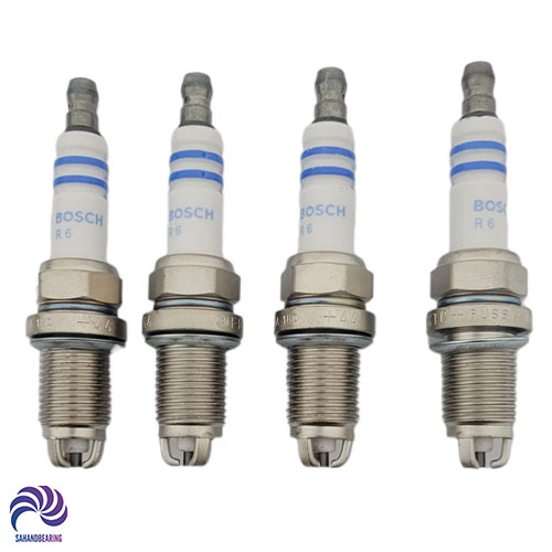 شمع خودرو بوش مدل سه پلاتین پایه کوتاه کد F7LTCR بسته 4 عددی