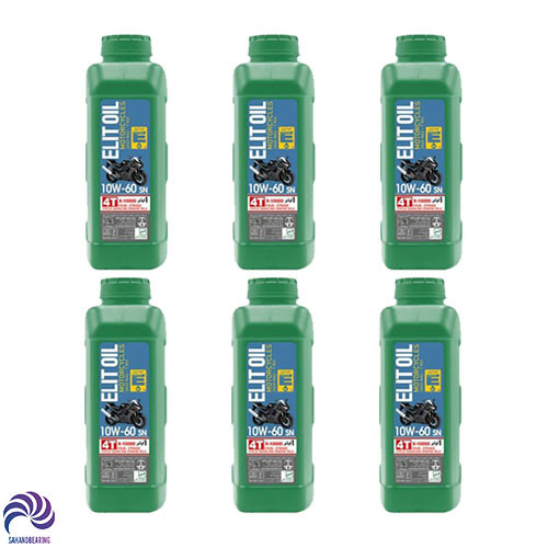 قیمت و خرید روغن موتورسیکلت الیت SN 10W-60 حجم 1 لیتر دست 6 عددی | سهند بلبرینگ
