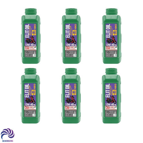 قیمت و خرید روغن موتورسیکلت الیت 10W40 SL حجم 1 لیتر دست 6 عددی| سهند بلبرینگ