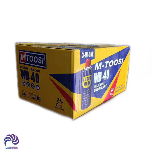 قیمت و خرید اسپری روان کننده WD-40 برند M-TOOSI حجم 450 میلی لیتر دست 24 عددی | سهند بلبرینگ