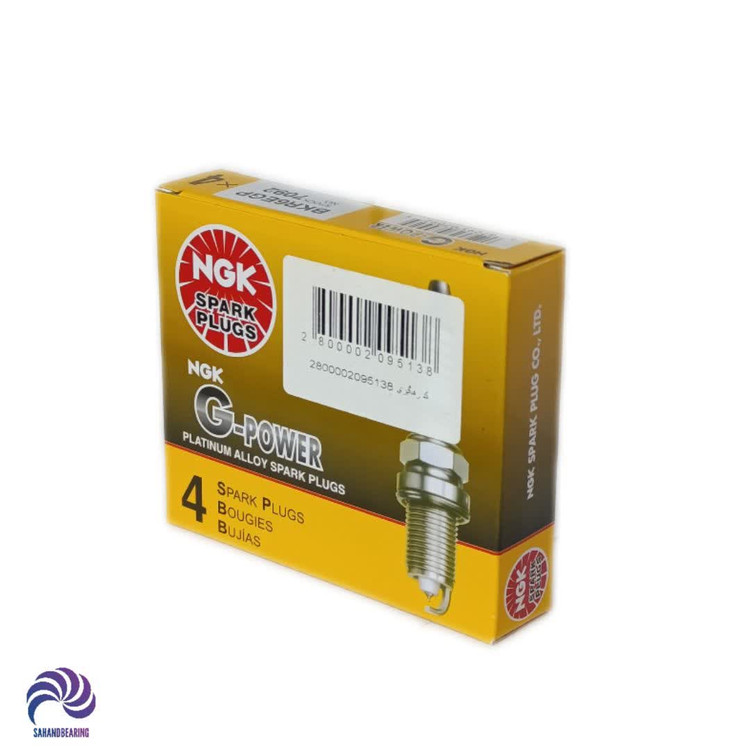 شمع پایه کوتاه سوزنی مدل G-POWER برند NGK ژاپن اصلی بسته 4 عددی