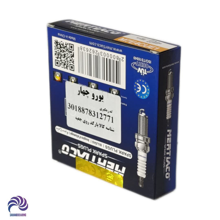 شمع پراید یورو 4 برند SHARK بسته 4 عددی