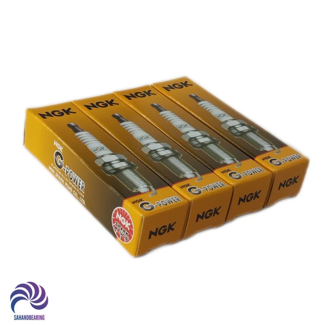 شمع پایه بلند سوزنی (یورو 4) کد 94017 مدل G-POWER برند NGK ژاپن اصلی بسته 4 عددی