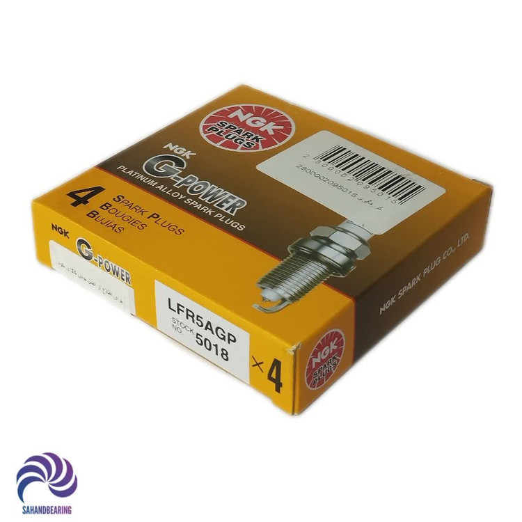 شمع پایه بلند سوزنی (یورو 4) مدل G-POWER برند NGK ژاپن اصلی بسته 4 عددی