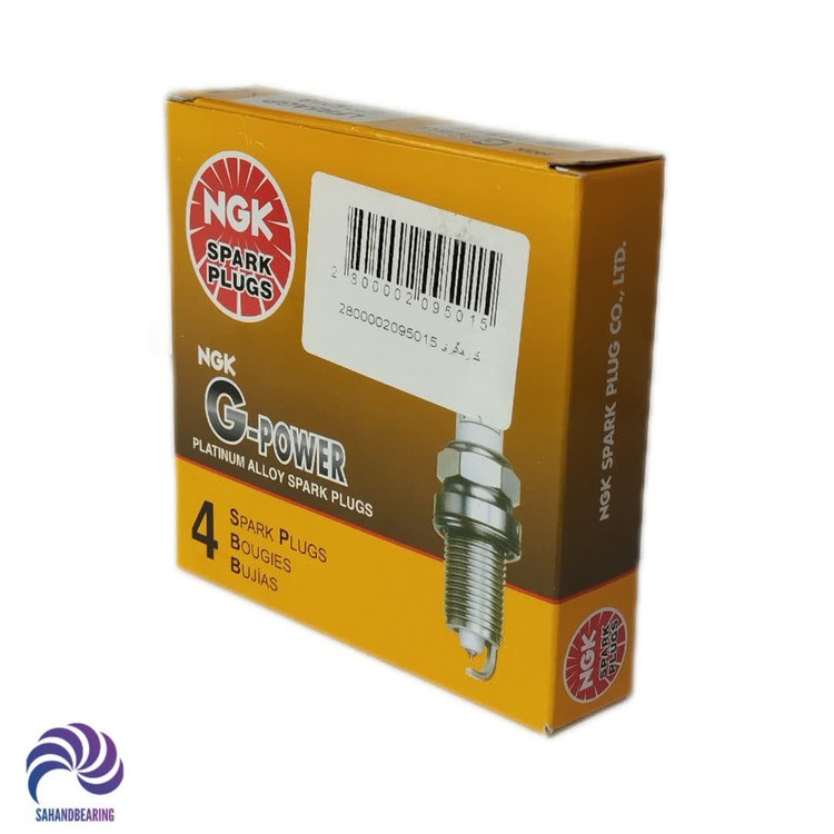 شمع پایه بلند سوزنی (یورو 4) مدل G-POWER برند NGK ژاپن اصلی بسته 4 عددی