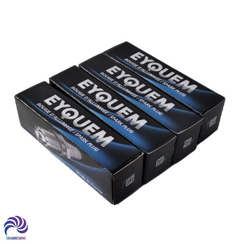 قیمت ، خرید و مشخصات شمع خودرو اکیوم مدل تیوفایو کد RZC62HSET پایه بلند مناسب پژو 206 تیپ 5 و 207 چهار عددی