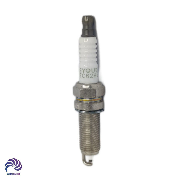 قیمت ، خرید و مشخصات شمع خودرو اکیوم مدل تیوفایو کد RZC62HSET پایه بلند مناسب پژو 206 تیپ 5 و 207 چهار عددی