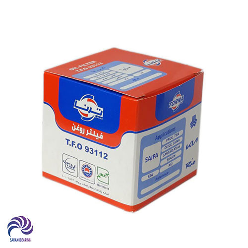 فیلتر روغن پراید و تیبا کد TFO 93112 برند ترنا دست 6 عددی