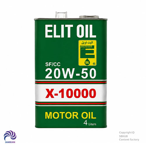 قیمت و خرید روغن موتور خودرو الیت مدل 25W50 SF کد X-14000 حجم 4.5 لیتری | سهند بلبرینگ