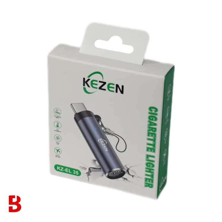 قیمت و خرید فندک المنتی موبایل تایپ سی برند KEZEN مدل KZ-EL35 | سهند بیرینگ
