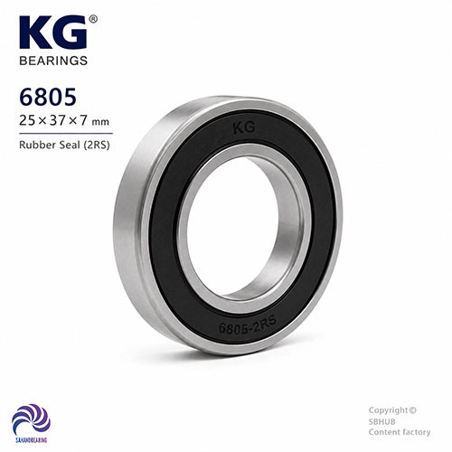 قیمت و خرید بلبرینگ 6805 واشر لاستیکی برند KG
