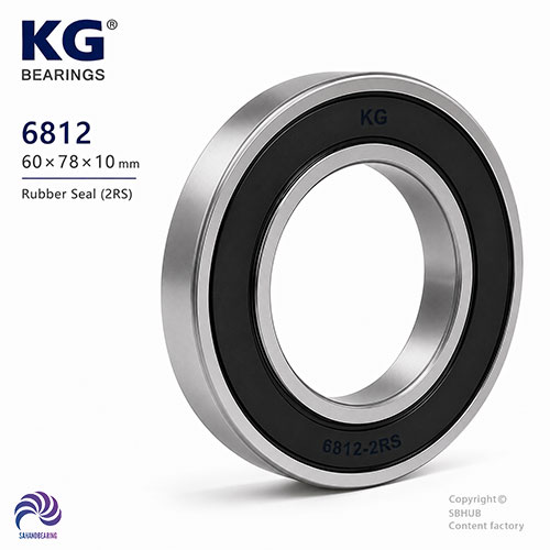 قیمت و خرید بلبرینگ 6812 واشر لاستیکی برند KG