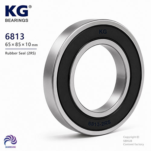 قیمت و خرید بلبرینگ 6814 واشر لاستیکی برند KG