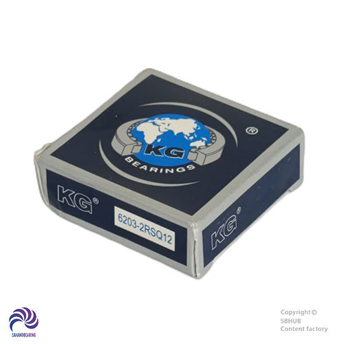 بلبرینگ 6203 واشرلاستیکی برند KG