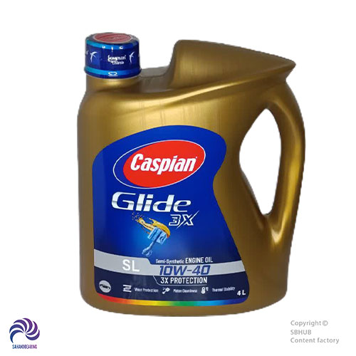 قیمت و خرید روغن موتور کاسپین 10W-40 SL حجم 4 لیتر